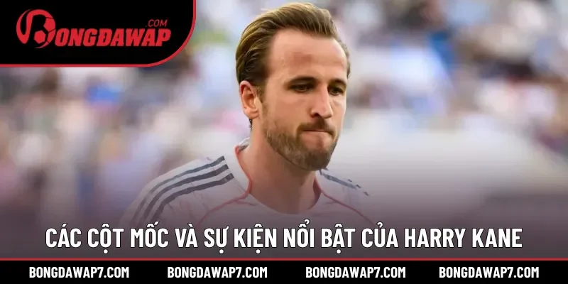 Các sự kiện người hâm mộ Harry Kane cần nhớ