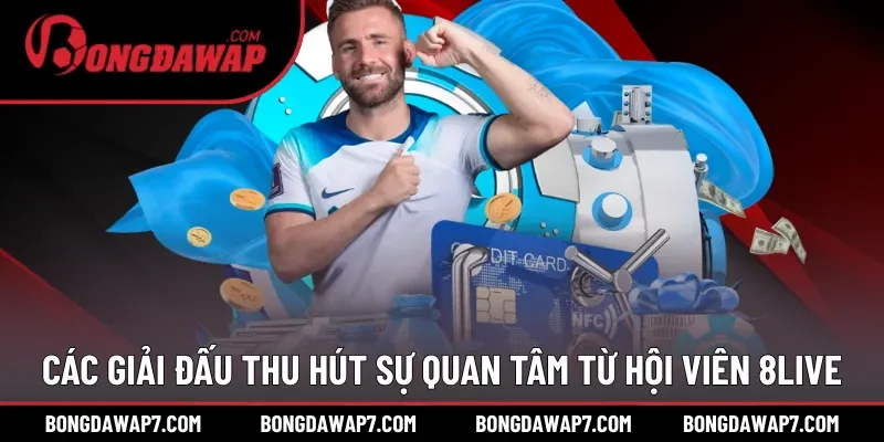 Các giải đấu thu hút sự quan tâm từ hội viên 8LIVE