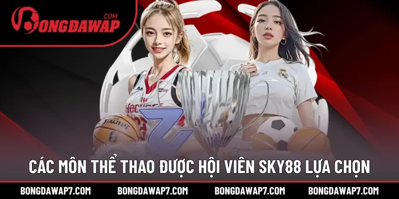 Các môn thể thao được đa số hội viên SKY88 lựa chọn