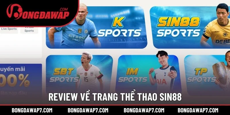 Review về trang thể thao Sin88